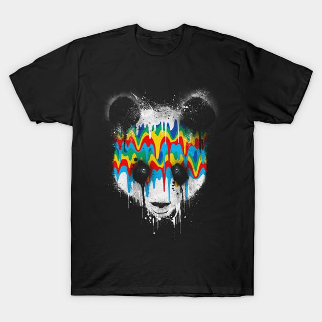 PANDA DRIP T-Shirt by dzeri29